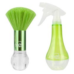 The Wet Brush Style Mates Neck Duster and Water Spray in Green