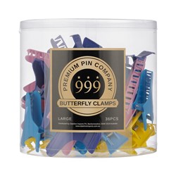 Premium Pin Company 999 Large Coloured Butterfly Clamps - 102