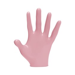 L3VEL3 Nitrile Gloves Pink Small 100pk