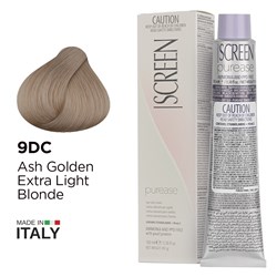 Screen Purease Colour 9DC Ash Golden Extra Light Blonde