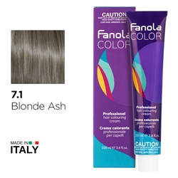 Fanola Color Hair Colour 7.1 Blonde Ash