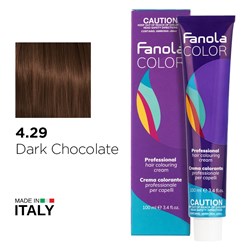 Fanola Color Hair Colour 4.29 Dark Chocolate