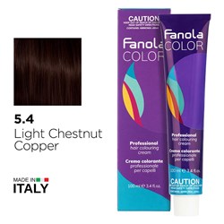 Fanola Color Hair Colour 5.4 Light Chestnut Copper