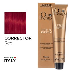 Fanola Oro Therapy Color Keratin Hair Colour Corrector Red