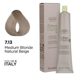 Echos Color Vegan Hair Colour 7.13 Medium Blonde Natural Beige