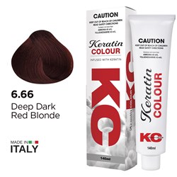 Keratin Colour Permanent Colour 6.66 Deep Dark Red Blonde