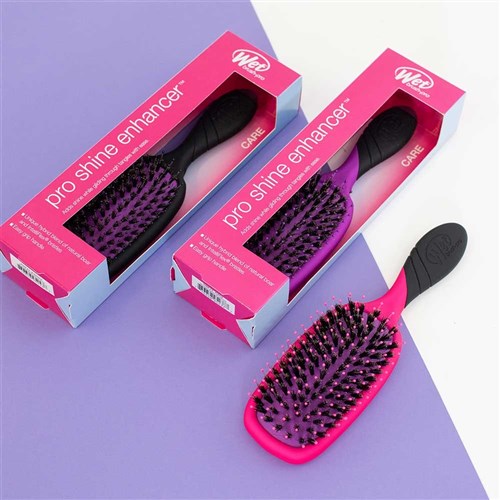 WetBrush Pro Shine Enhancer Hair Brush Purple