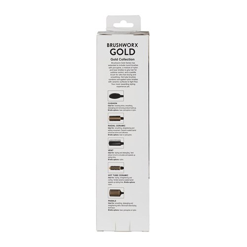 Brushworx Gold Vent Hair Brush