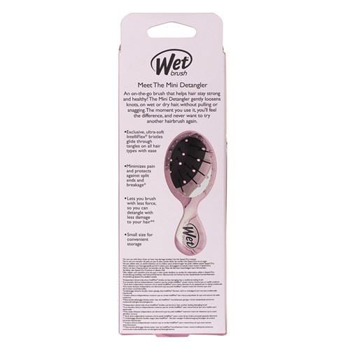WetBrush Terrain Textures Mini Detangler Rose