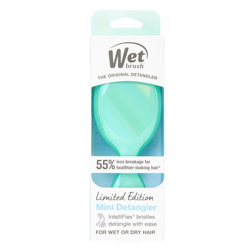 WetBrush Prismatic Glow Mini Detangler Green