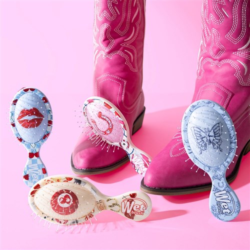 WetBrush Pro Rodeo Rebel Mini Detangler Lucky Charm