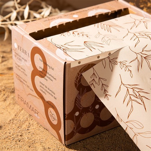 Framar Embossed Foil Roll Terra Neutrals