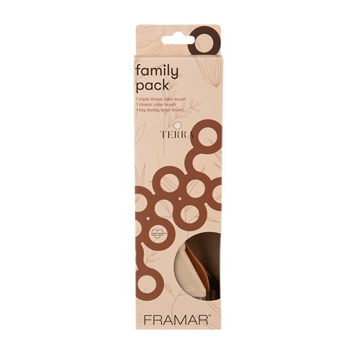 Framar Family Pack Tint Brush Set Terra Neutrals