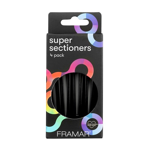 Framar Super Sectioner Clips 4pk Black