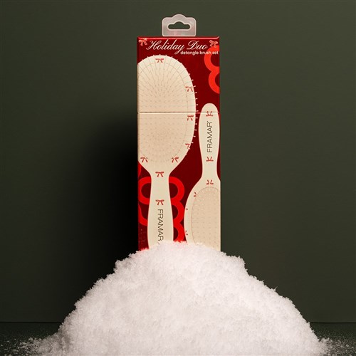 Framar Detangle Hair Brush Set Holiday Duo
