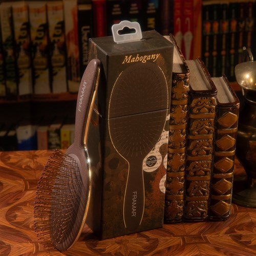 Framar Detangle Hair Brush Dark Academia Mahogany
