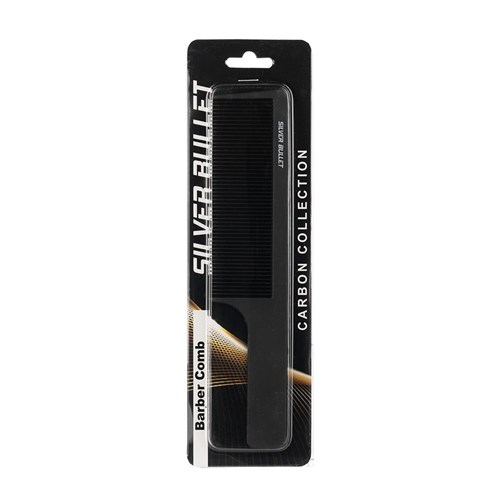Silver Bullet Carbon Barber Comb