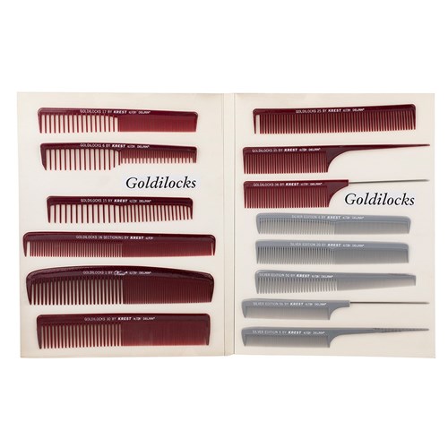 Krest Goldilocks No. 1 Basin Comb - 21.5cm