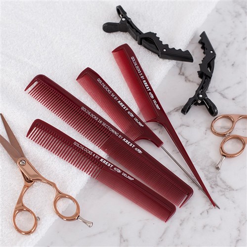 Krest Silver Edition G50 Tapered Barber Hair Comb