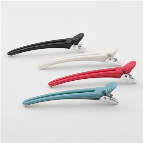 Premium Pin Company 999 Coloured Nylon Aluminium Sectioning Hair Clips, 12pk