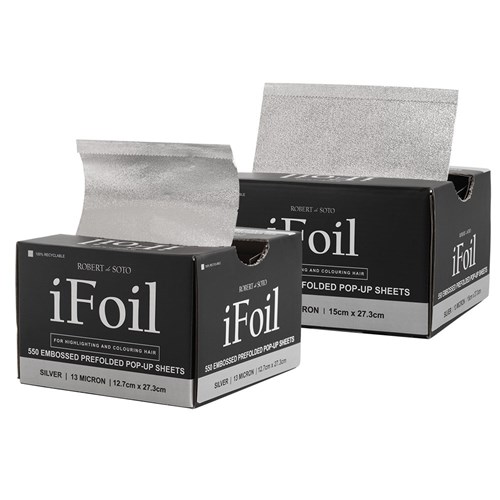 Robert de Soto iFoil Embossed Pop Up 13 Micron Wide Silver