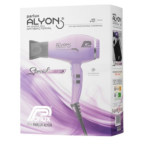 Parlux Alyon Air Ionizer Tech Hair Dryer Lilac