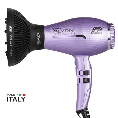 Parlux Alyon Air Ionizer Tech Hair Dryer And Diffuser Lilac