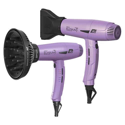 Parlux Elysium Hair Dryer and Diffuser Lilac