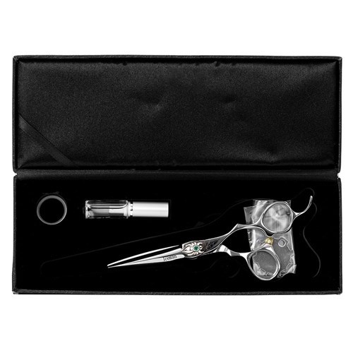 Iceman Suntachi Black Widow Green Gem 5.5” Hairdressing Scissors 