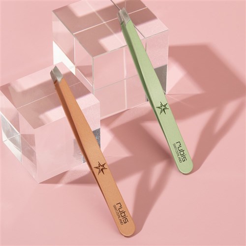 Rubis Slant Tweezer Metallic Star Orange