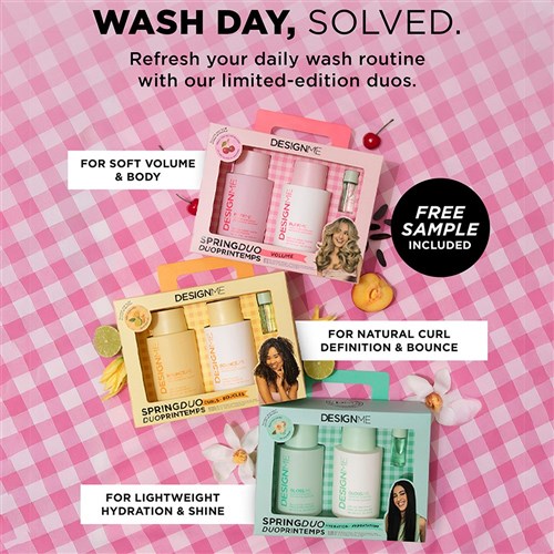 DESIGNME GlossME Wash Day Hydration Duo