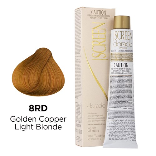 Screen Dorado Colour 8RD Golden Copper Light Blonde