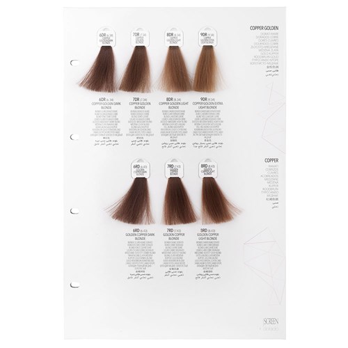 Screen Dorado Colour 9DR Copper Golden Extra Light Blonde