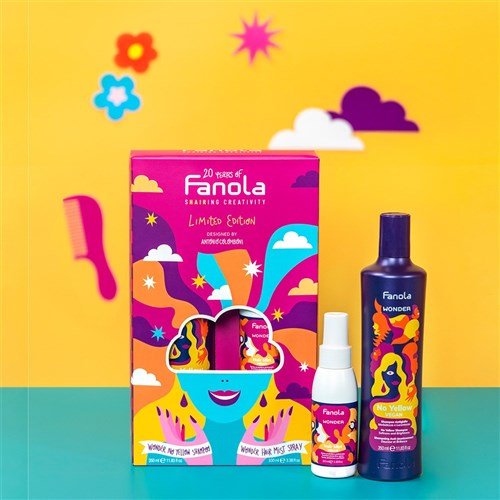 Fanola Wonder No Yellow Haircare Kit