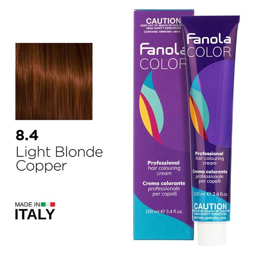 Fanola Color Hair Colour 8.4 Light Blonde Copper