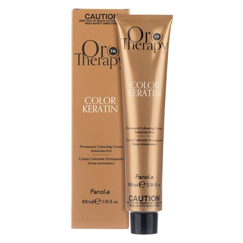 Fanola Oro Therapy Color Keratin Hair Colour 8.1 Light Blonde Ash