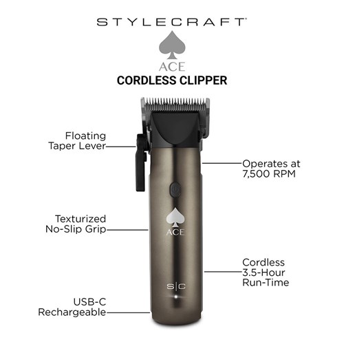 StyleCraft by Silver Bullet Ace Hair Clipper