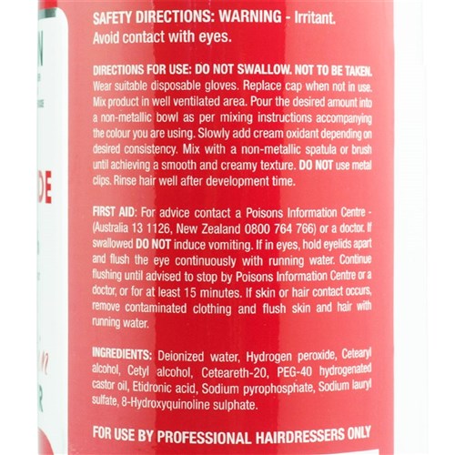 Keratin Colour Hair Peroxide  20 Volume 1000ml